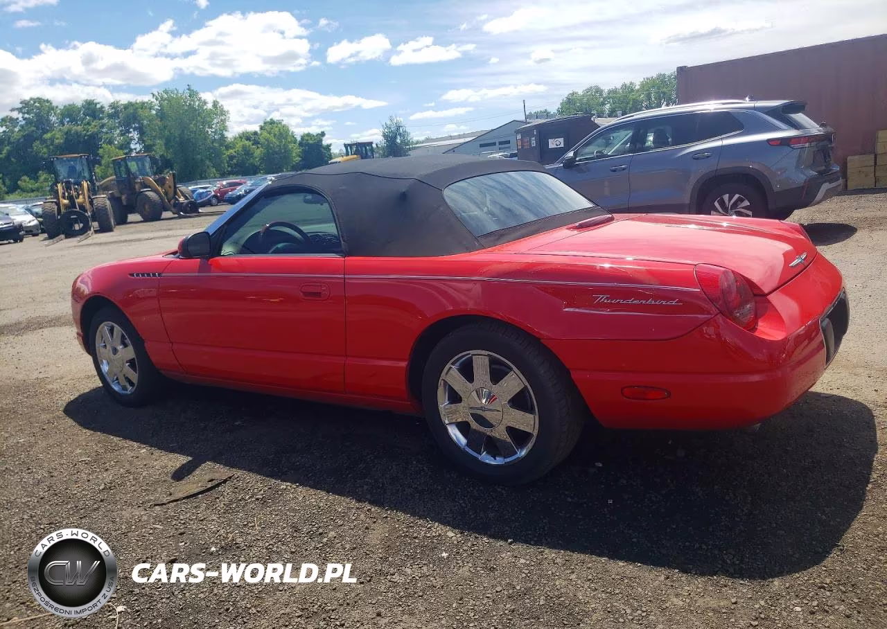2002 Ford Thunderbird VIN:1FAHP60A62Y122480 - 2