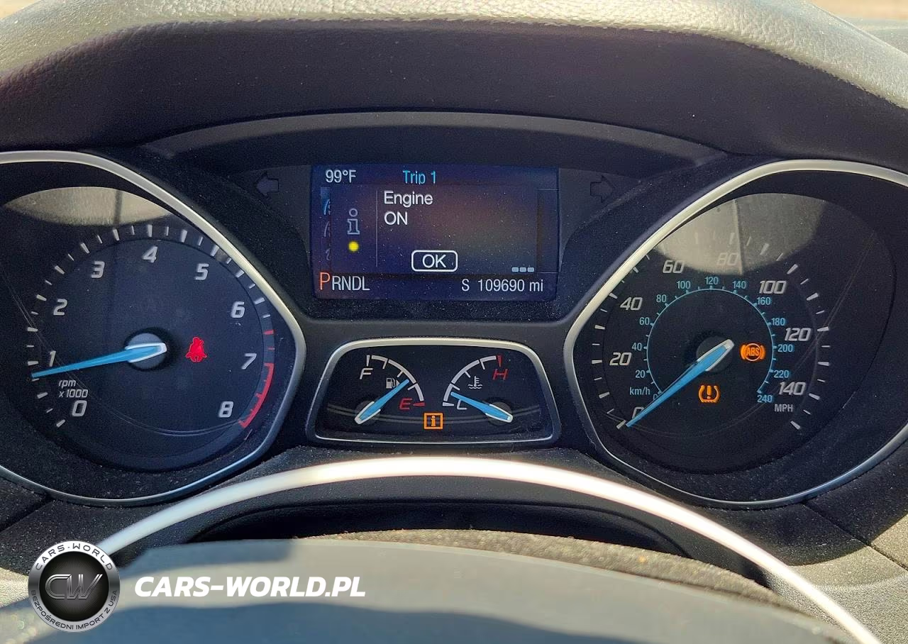 2014 Ford Focus Se VIN:1FADP3F22EL305339 - 9