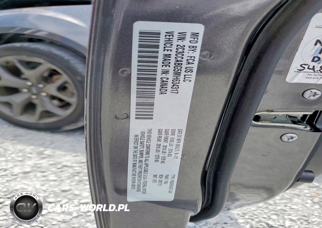 2021 Chrysler 300 VIN:2C3CCABG5MH634317 - 12