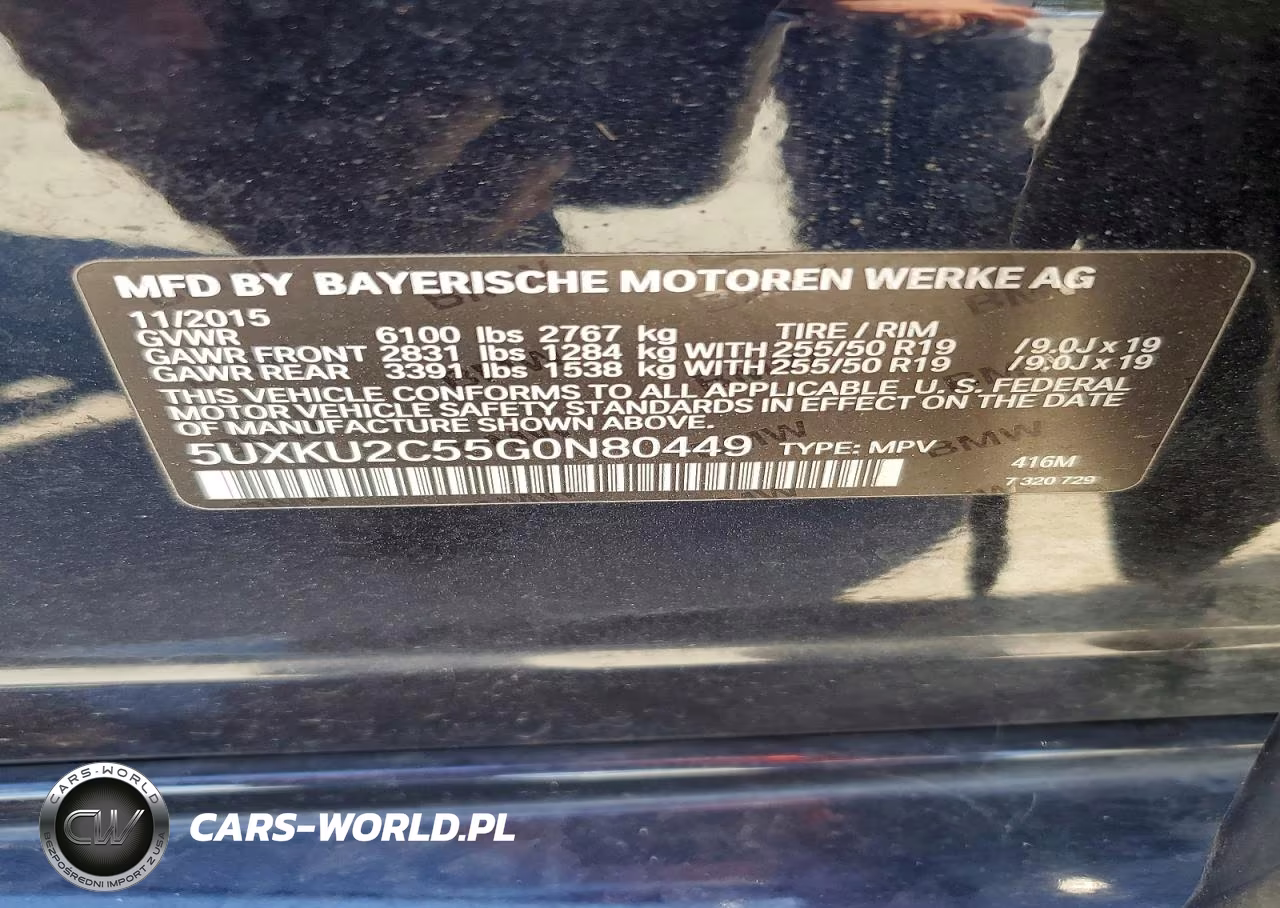 2016 BMW X6 xDrive35I VIN:5UXKU2C55G0N80449 - 12
