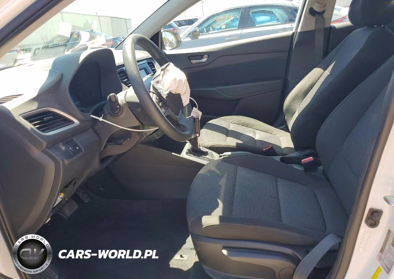 2022 Hyundai Accent Se VIN:3KPC24A61NE186468 - 7