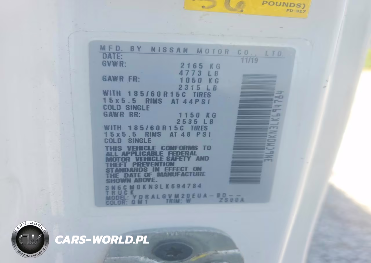 2020 Nissan Nv200 Sv VIN:3N6CM0KN3LK694784 - 13