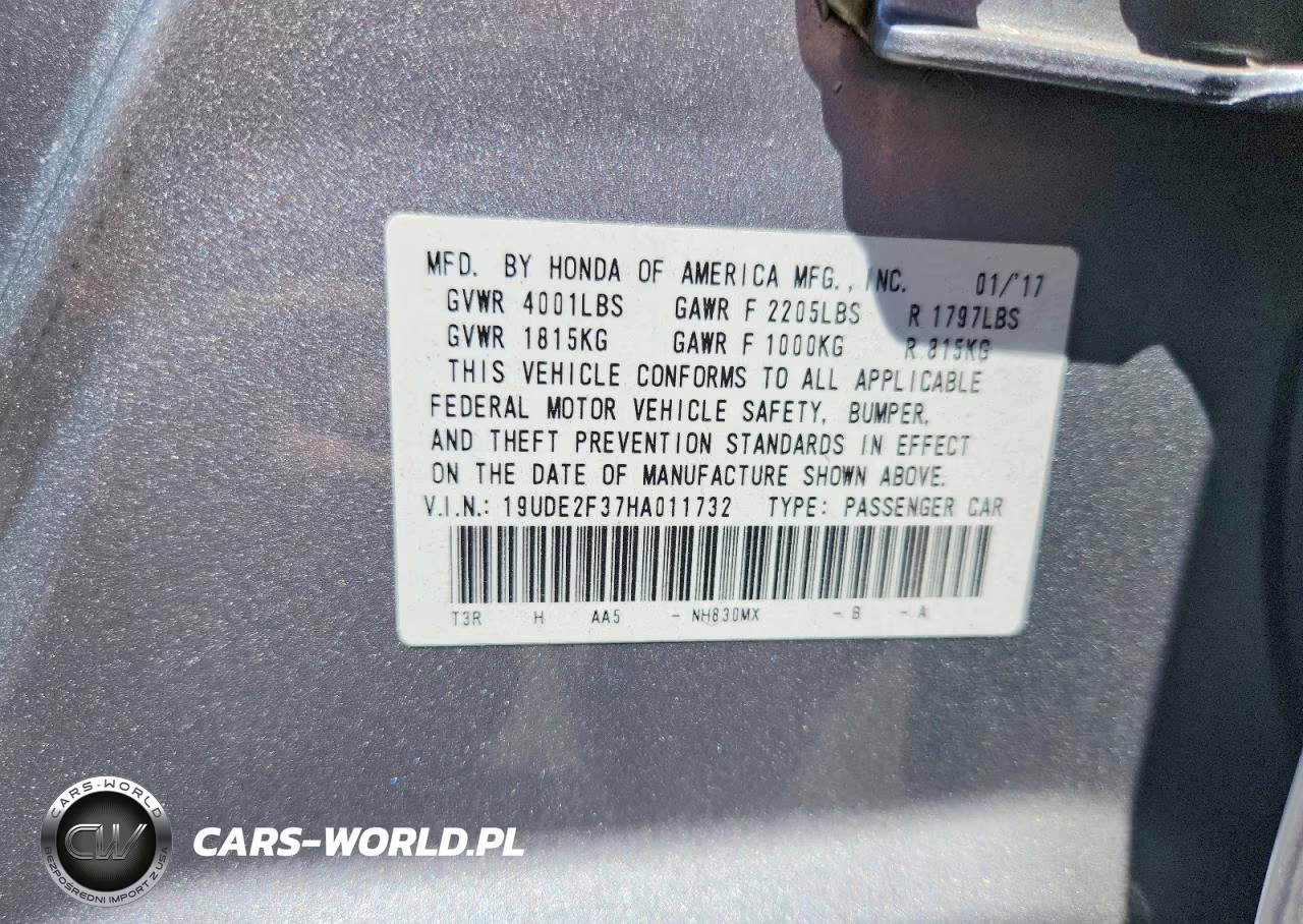 2017 Acura Ilx Base Watch Plus VIN:19UDE2F37HA011732 - 13