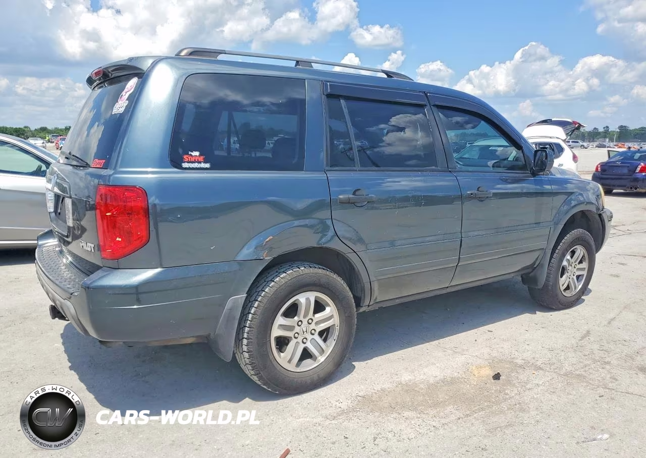 2005 Honda Pilot Exl VIN:5FNYF18555B011205 - 3
