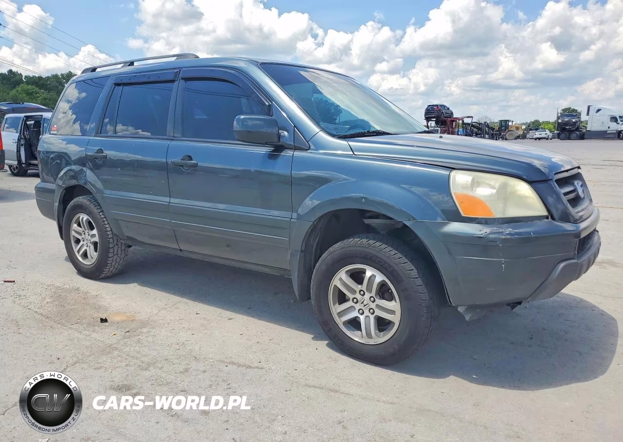 2005 Honda Pilot Exl VIN:5FNYF18555B011205 - 4