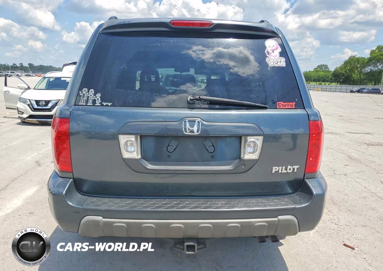 2005 Honda Pilot Exl VIN:5FNYF18555B011205 - 6