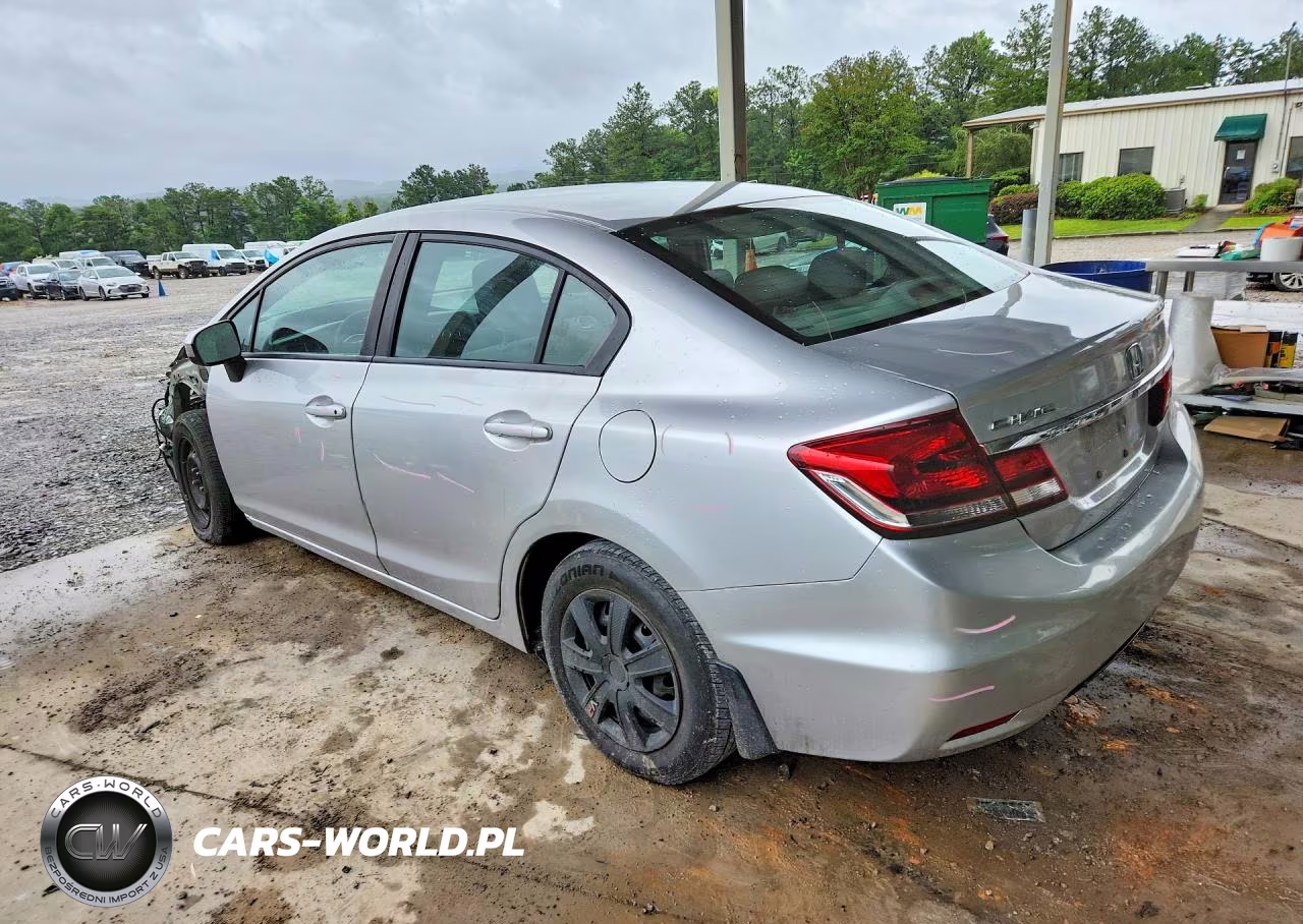 2014 Honda Civic Lx VIN:19XFB2F5XEE040491 - 2