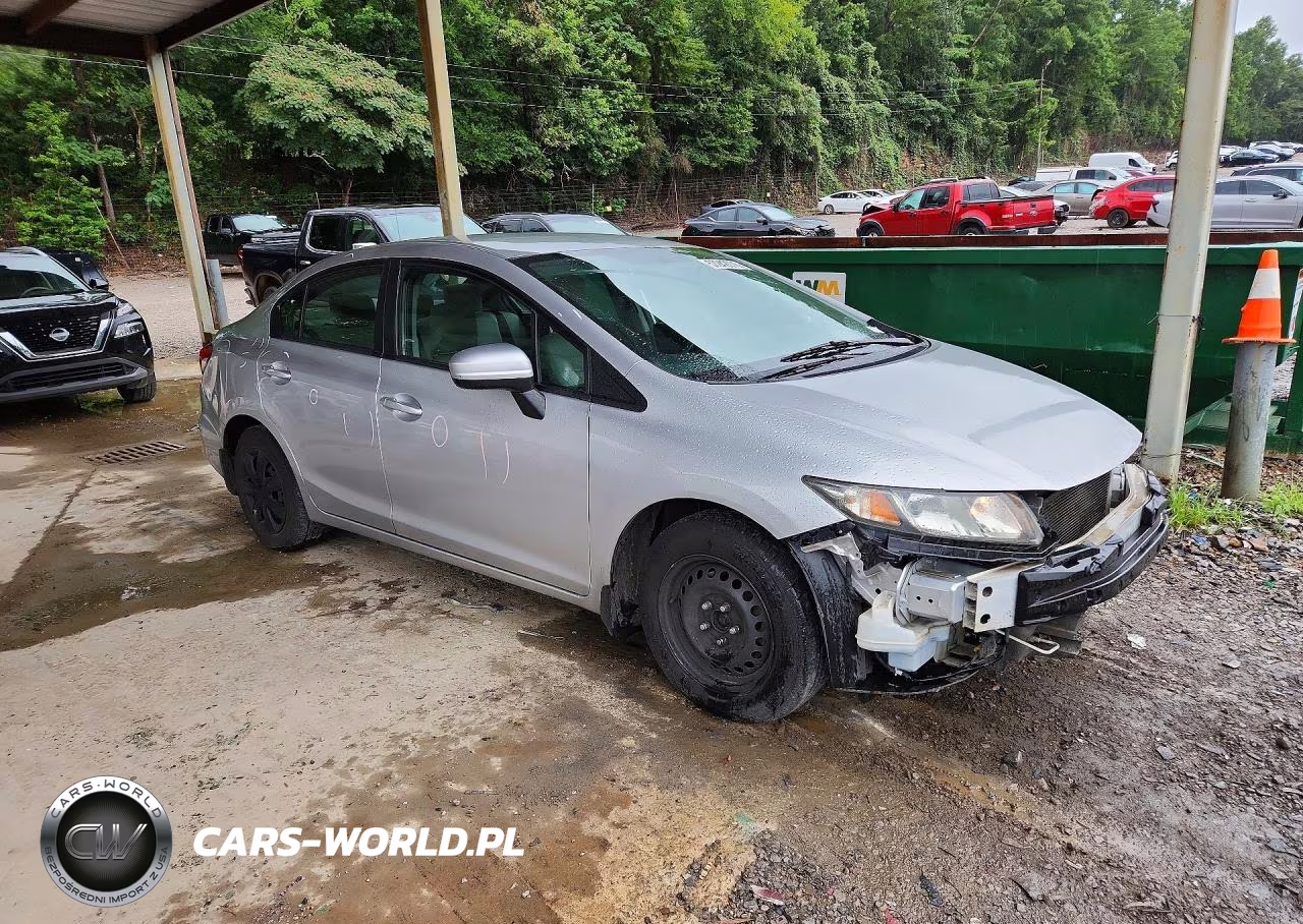 2014 Honda Civic Lx VIN:19XFB2F5XEE040491 - 4