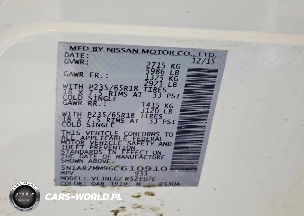 2016 Nissan Pathfinder Sl VIN:5N1AR2MM9GC610910 - 12