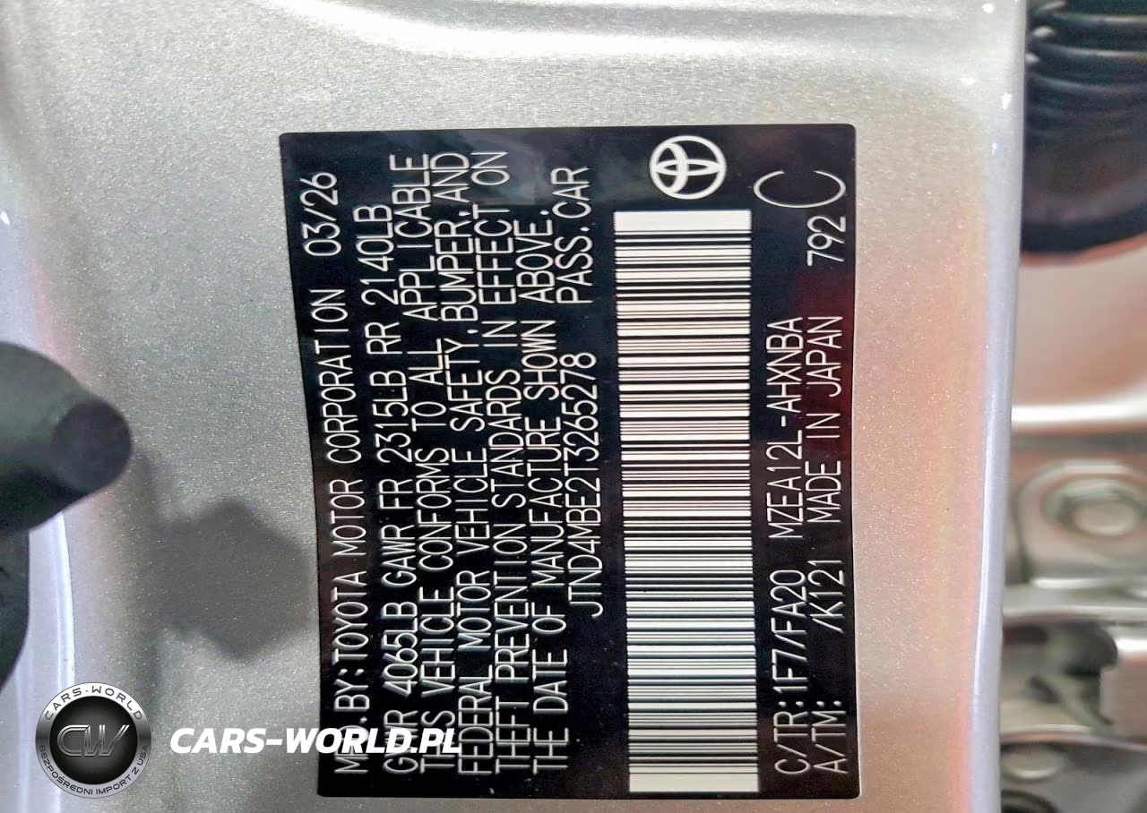 2026 Toyota Corolla Hatchback Se VIN:JTND4MBE2T3265278 - 12