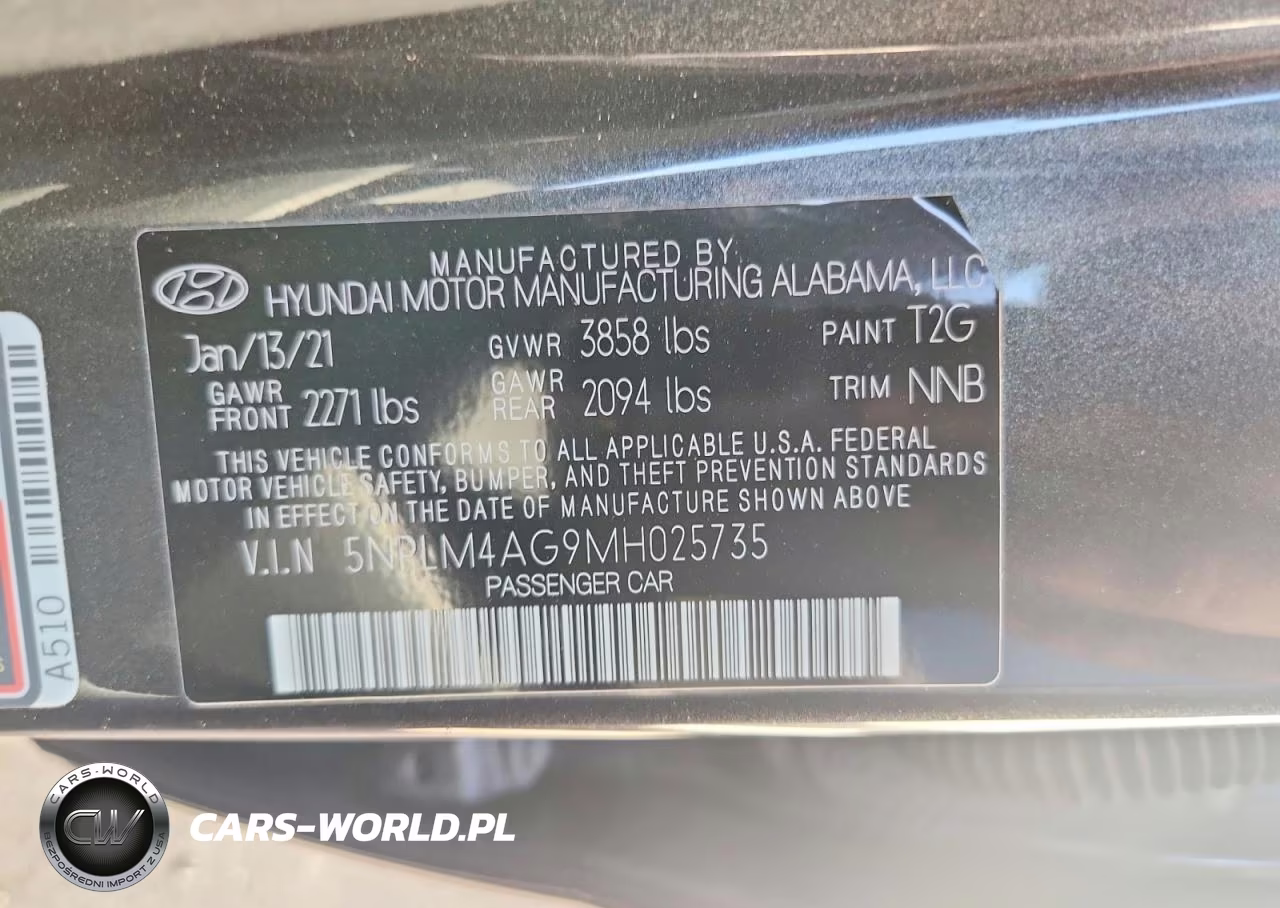 2021 Hyundai Elantra Sel VIN:5NPLM4AG9MH025735 - 12