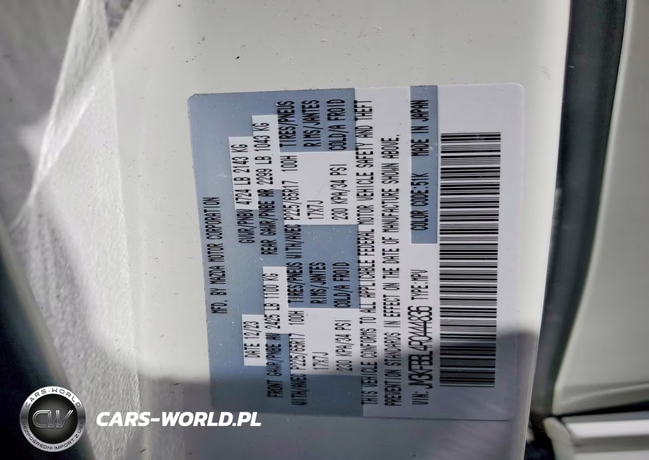 2024 Mazda Cx-5 Select VIN:JM3KFBBL4R0444836 - 13