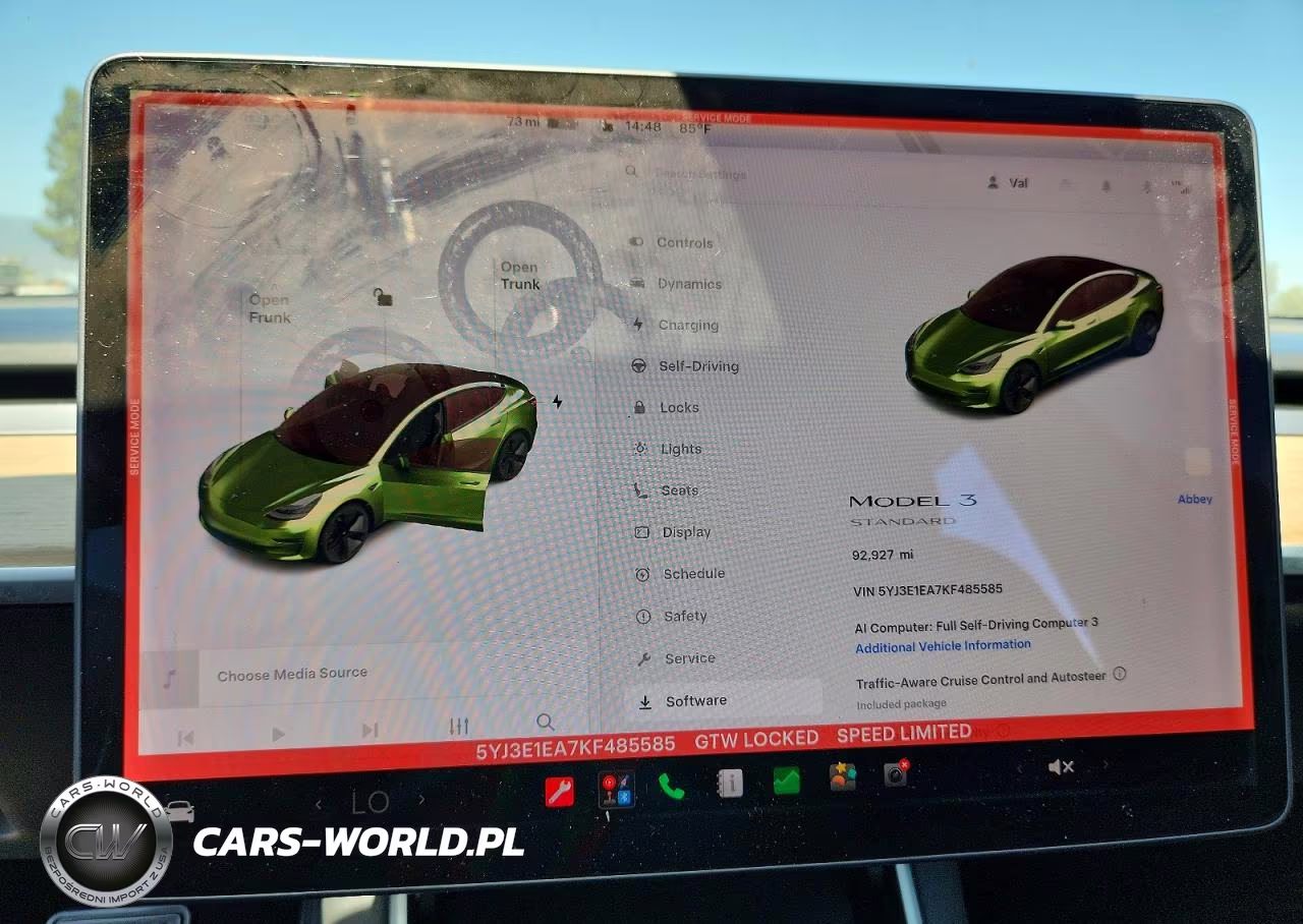 2019 Tesla Model 3 VIN:5YJ3E1EA7KF485585 - 9