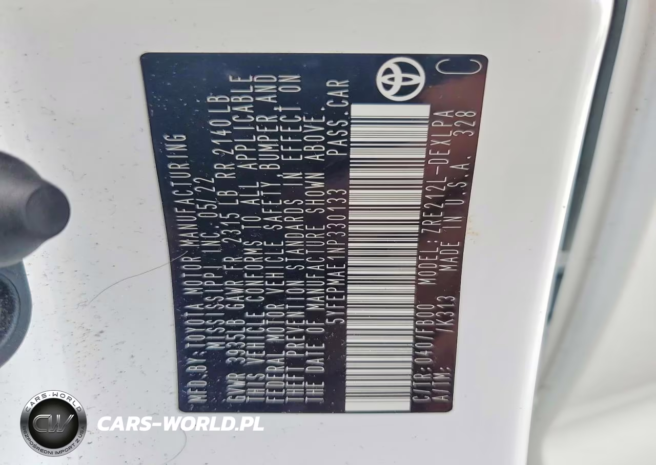 2022 Toyota Corolla Le VIN:5YFEPMAE1NP330133 - 12