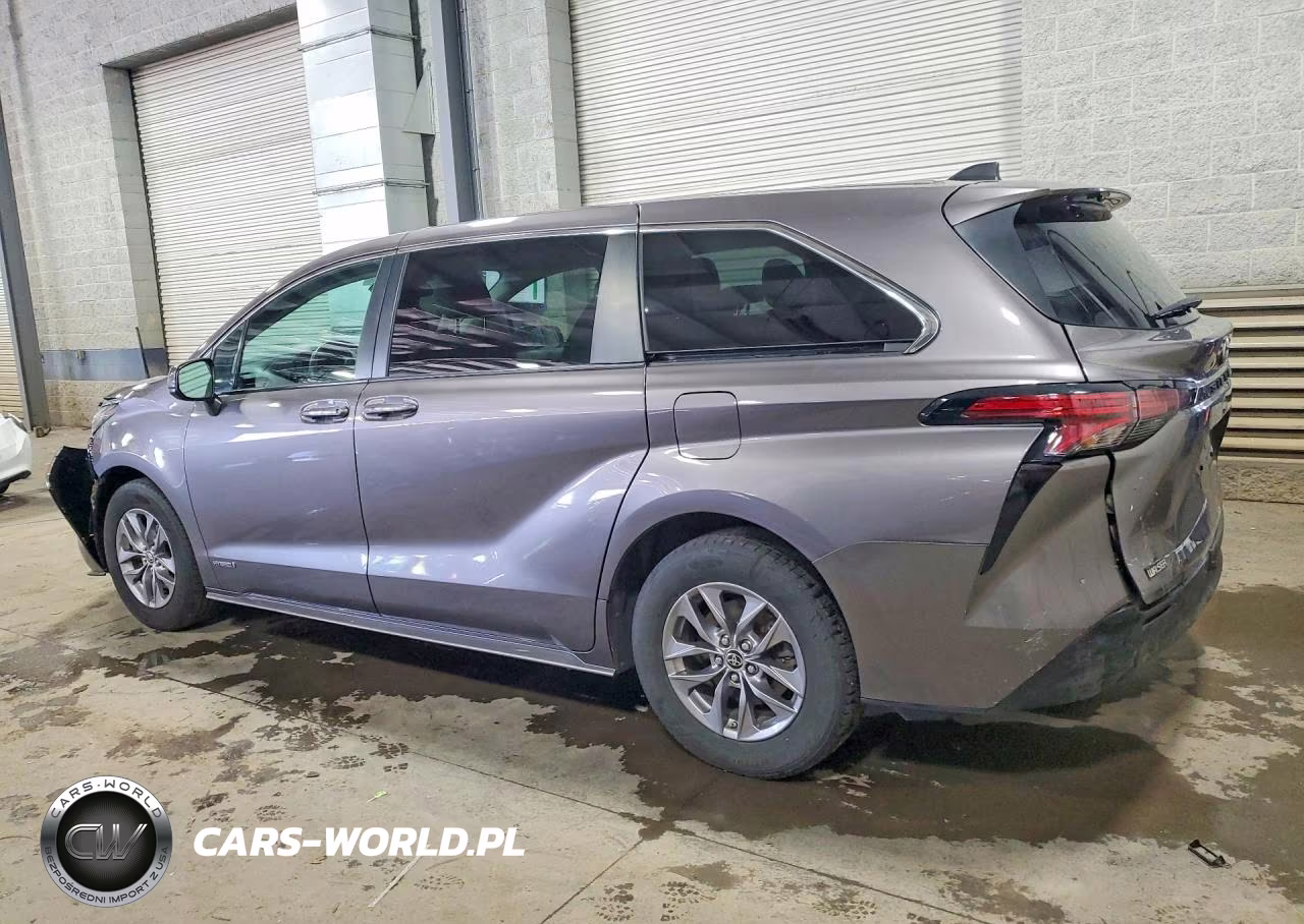 2021 Toyota Sienna Le VIN:5TDKRKEC1MS043794 - 2