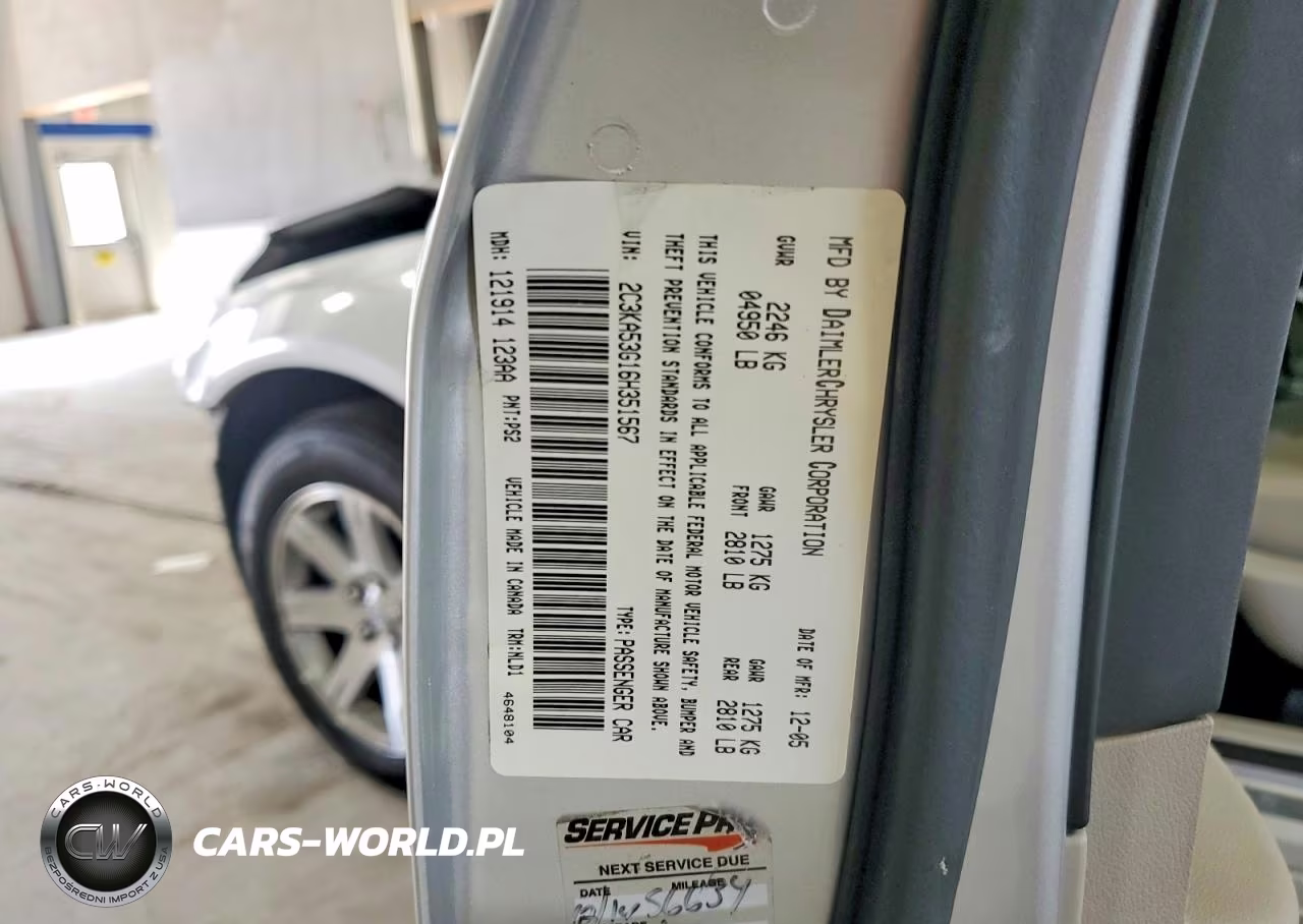 2006 Chrysler 300 Touring VIN:2C3KA53G16H351567 - 12