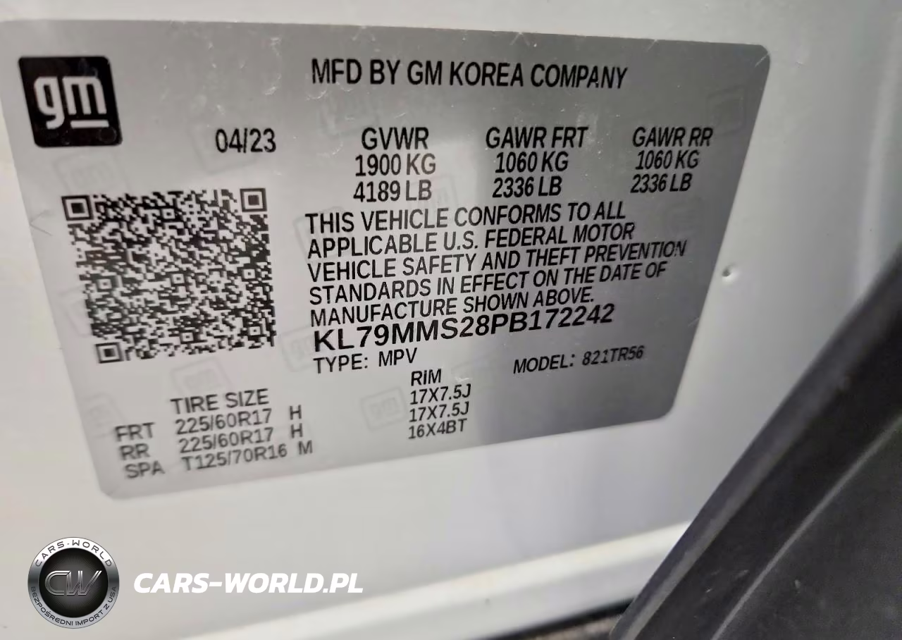 2023 Chevrolet Trailblazer Ls VIN:KL79MMS28PB172242 - 13