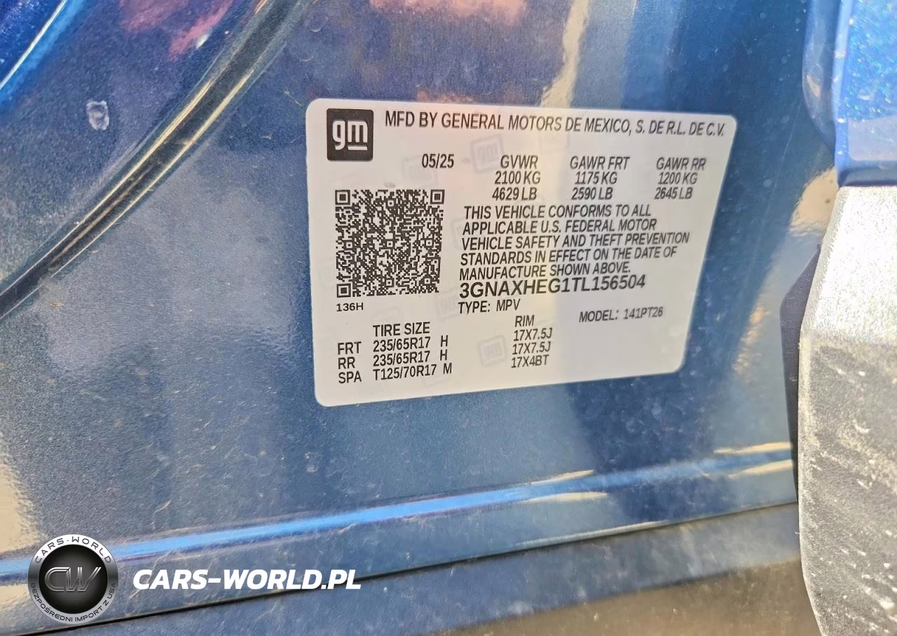 2026 Chevrolet Equinox Lt VIN:3GNAXHEG1TL156504 - 12