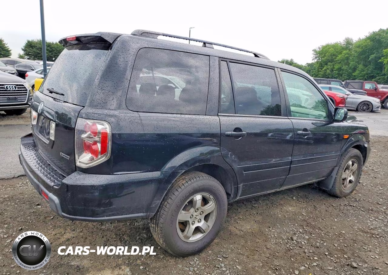 2008 Honda Pilot Exl VIN:5FNYF18558B042636 - 3