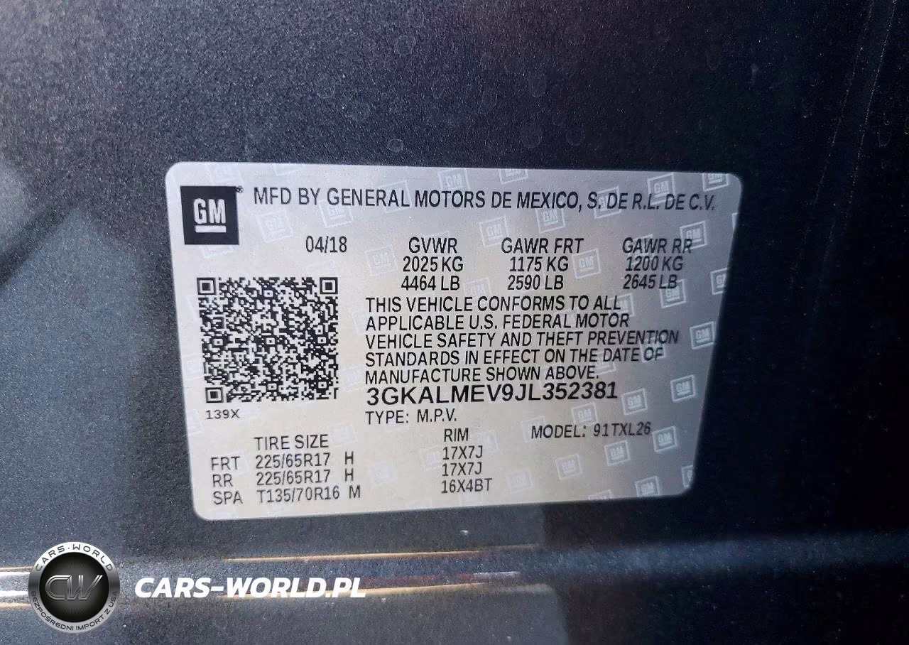 2018 GMC Terrain Sle VIN:3GKALMEV9JL352381 - 14