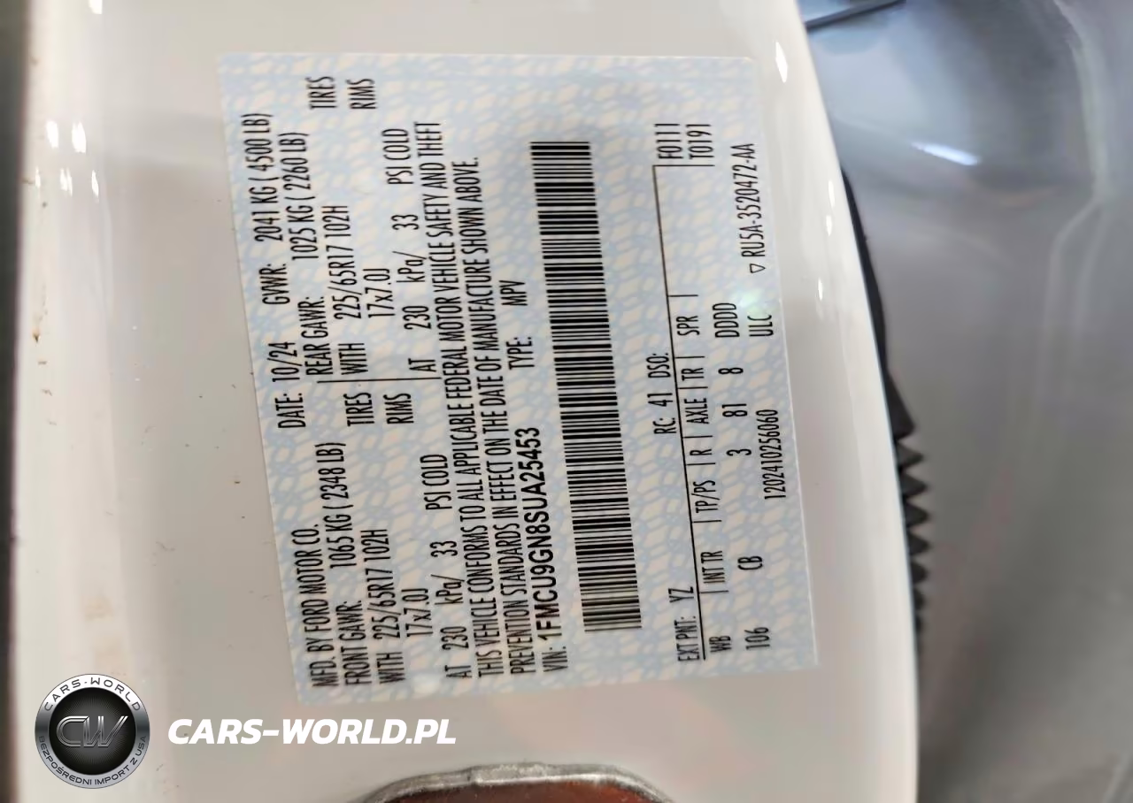 2025 Ford Escape Active VIN:1FMCU9GN8SUA25453 - 13