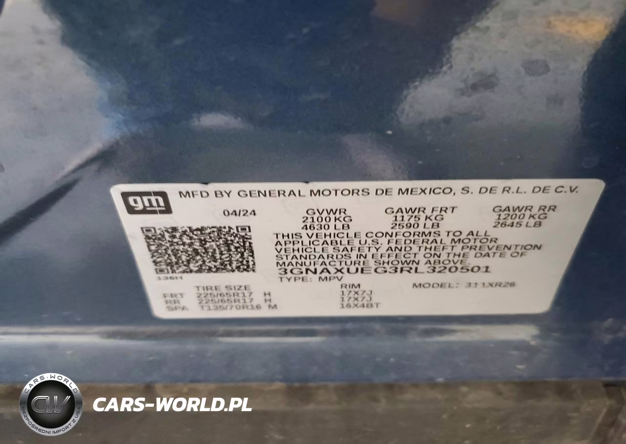 2024 Chevrolet Equinox Lt VIN:3GNAXUEG3RL320501 - 13