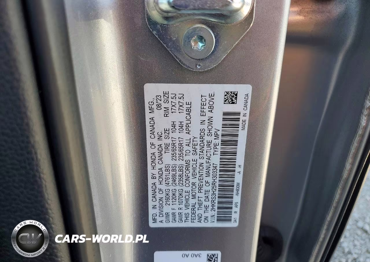 2024 Honda Cr-V Lx VIN:2HKRS3H25RH303347 - 13
