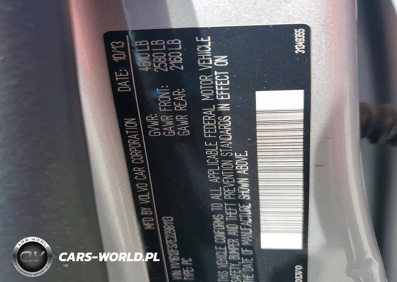 2014 Volvo S60 T5 VIN:YV1612FS7E2298113 - 12