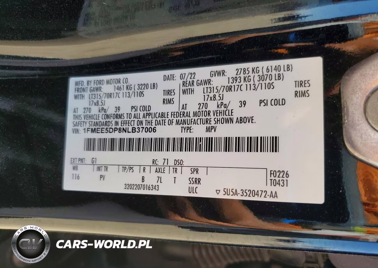 2022 Ford Bronco Base VIN:1FMEE5DP8NLB37006 - 12
