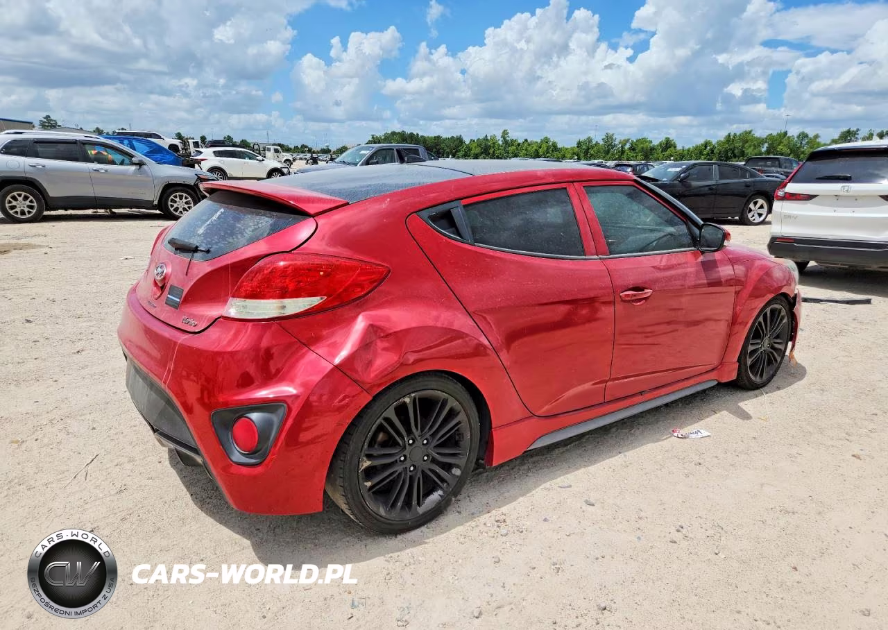 2016 Hyundai Veloster Turbo VIN:KMHTC6AE7GU260959 - 3
