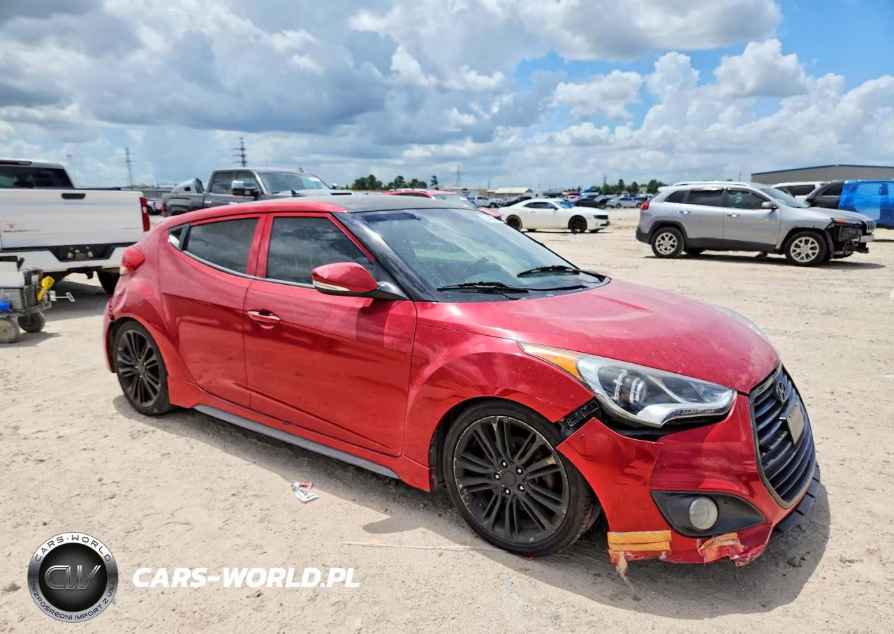 2016 Hyundai Veloster Turbo VIN:KMHTC6AE7GU260959 - 4