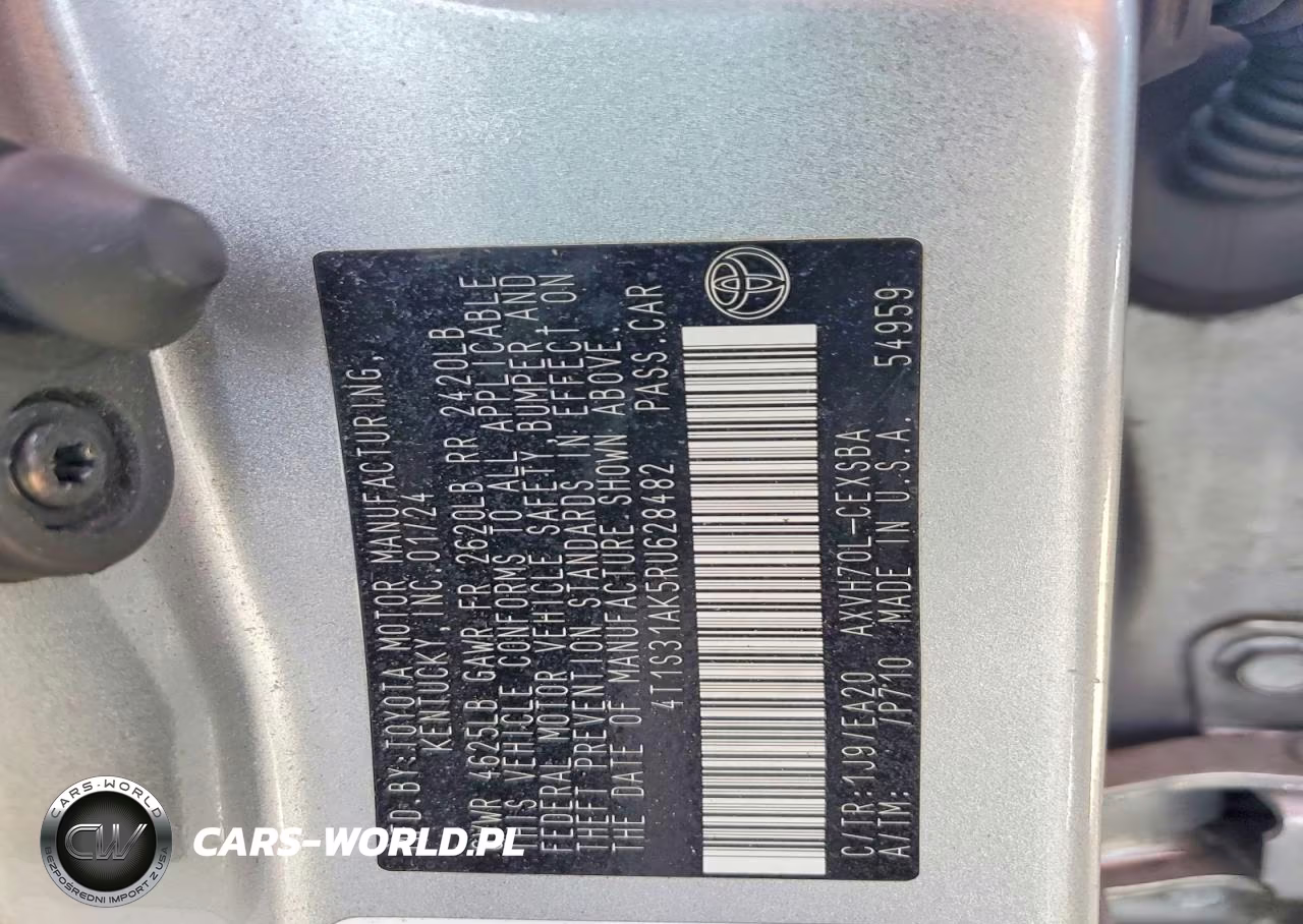 2024 Toyota Camry Hybrid Se VIN:4T1S31AK5RU628482 - 13