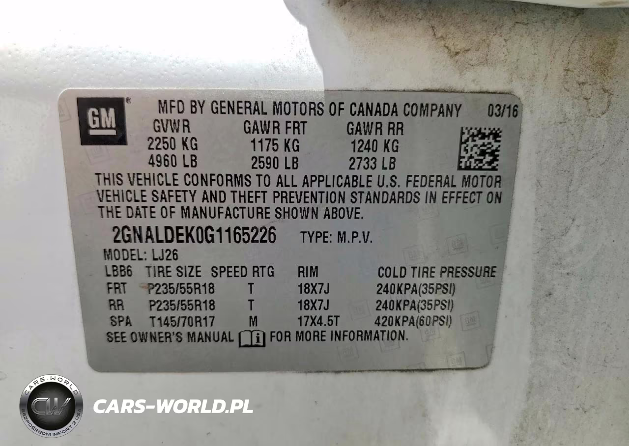 2016 Chevrolet Equinox Ltz VIN:2GNALDEK0G1165226 - 13