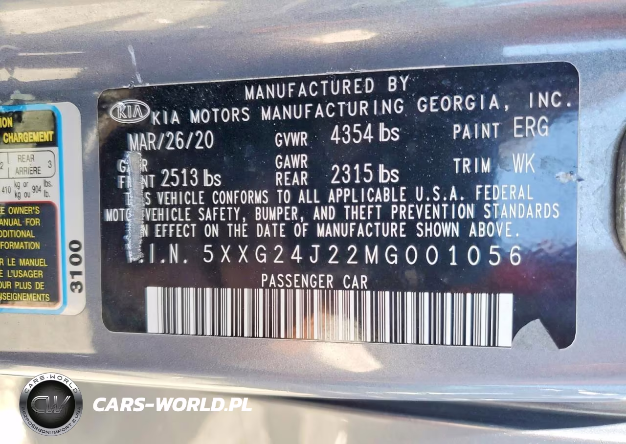 2021 Kia K5 Lx VIN:5XXG24J22MG001056 - 12
