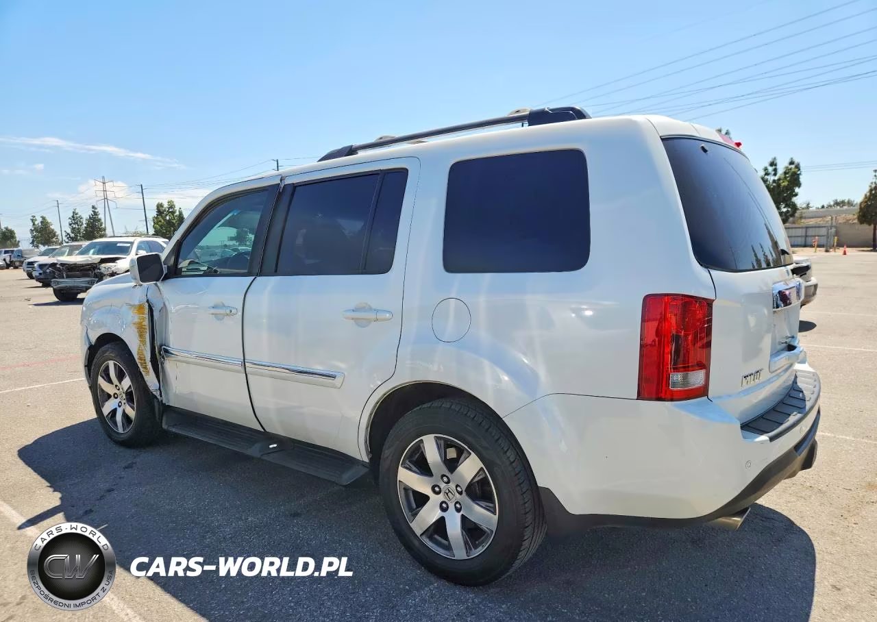 2013 Honda Pilot Touring VIN:5FNYF3H91DB024000 - 2