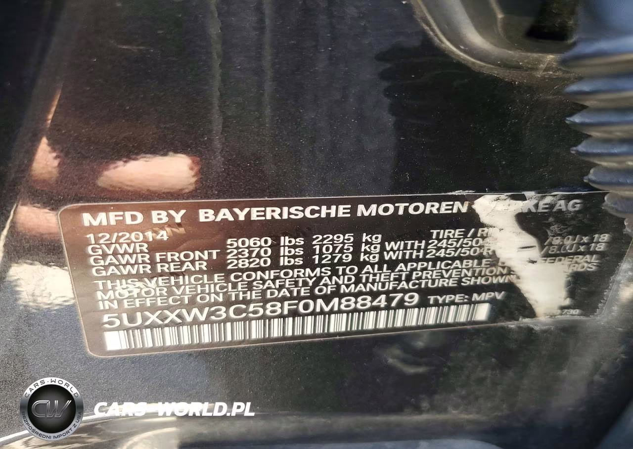 2015 BMW X4 xDrive28I VIN:5UXXW3C58F0M88479 - 13