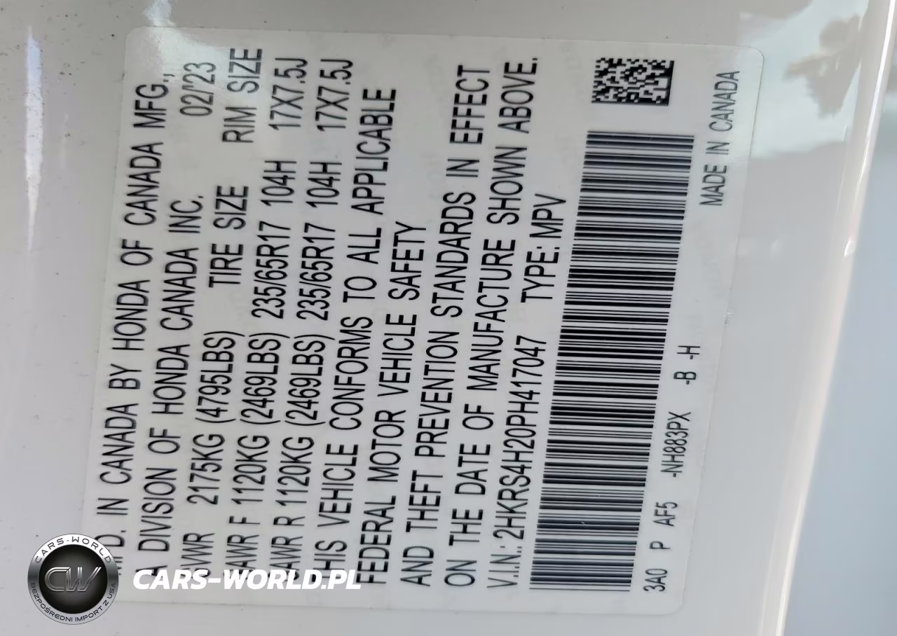2023 Honda Cr-V Lx VIN:2HKRS4H20PH417047 - 13