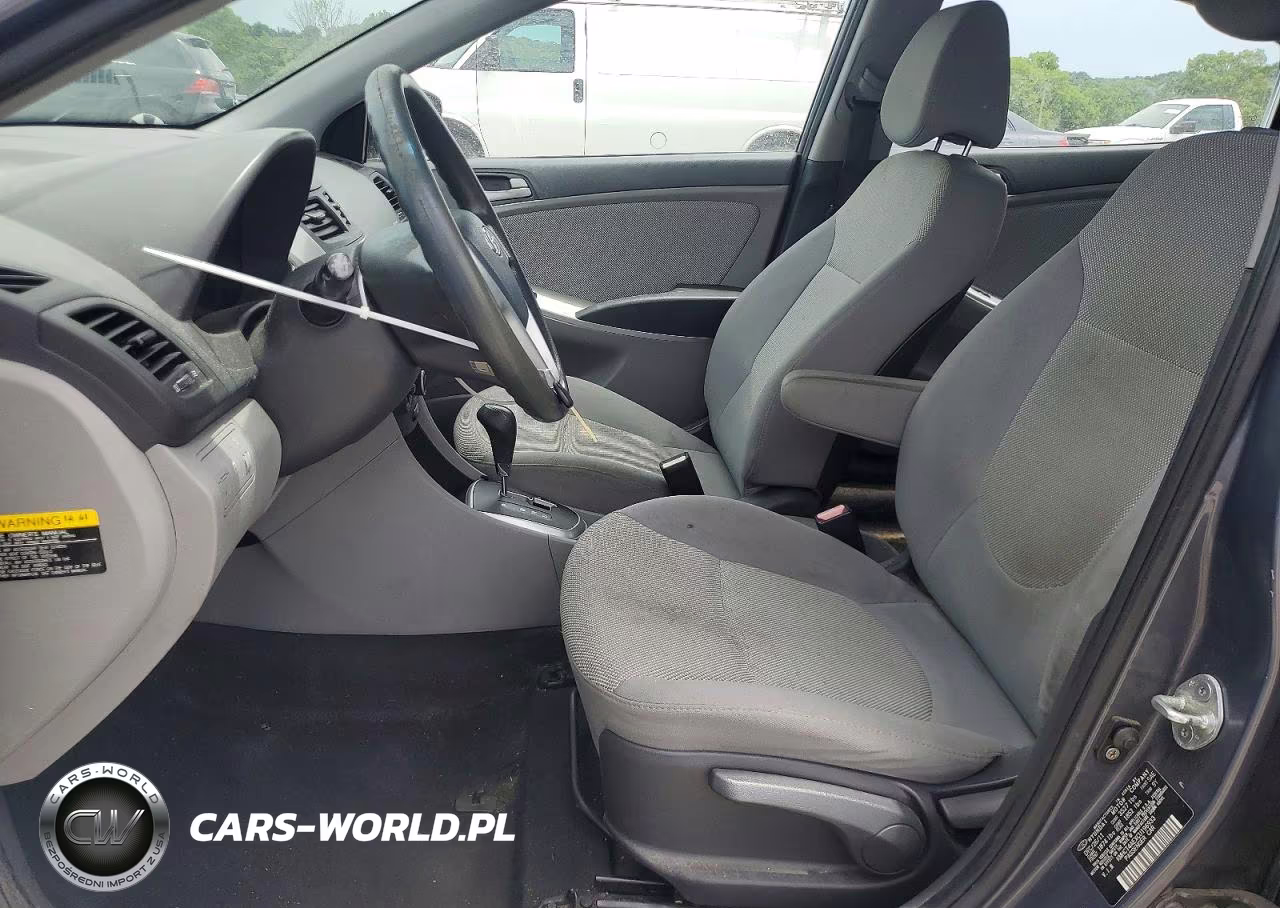 2012 Hyundai Accent Gls VIN:KMHCT4AEXCU196933 - 7