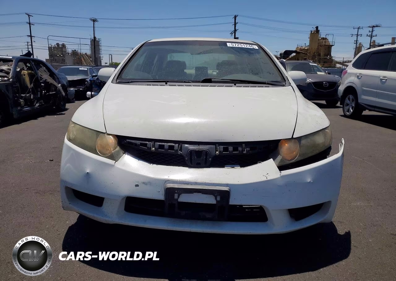 2010 Honda Civic Lx VIN:19XFA1F5XAE076219 - 5