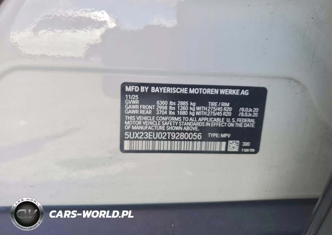 2026 BMW X5 xDrive40I VIN:5UX23EU02T9280056 - 13