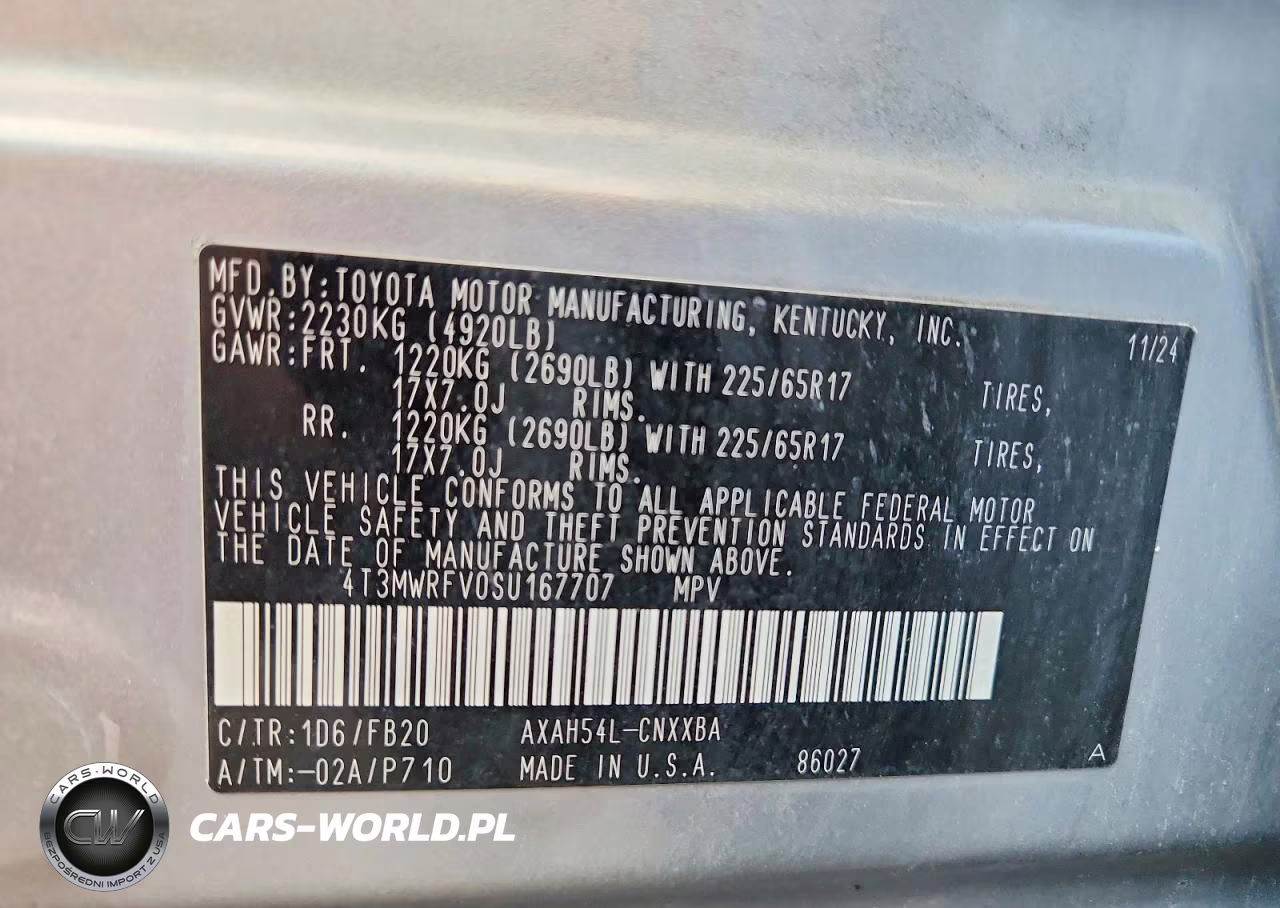 2025 Toyota Rav4 Le VIN:4T3MWRFV0SU167707 - 14
