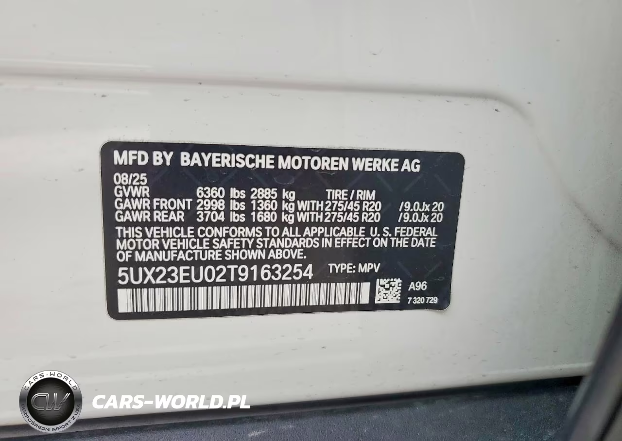 2026 BMW X5 xDrive40I VIN:5UX23EU02T9163254 - 12