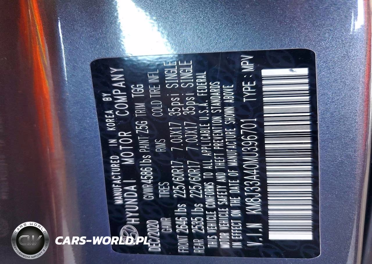 2021 Hyundai Tucson Value VIN:KM8J33A40MU396701 - 13