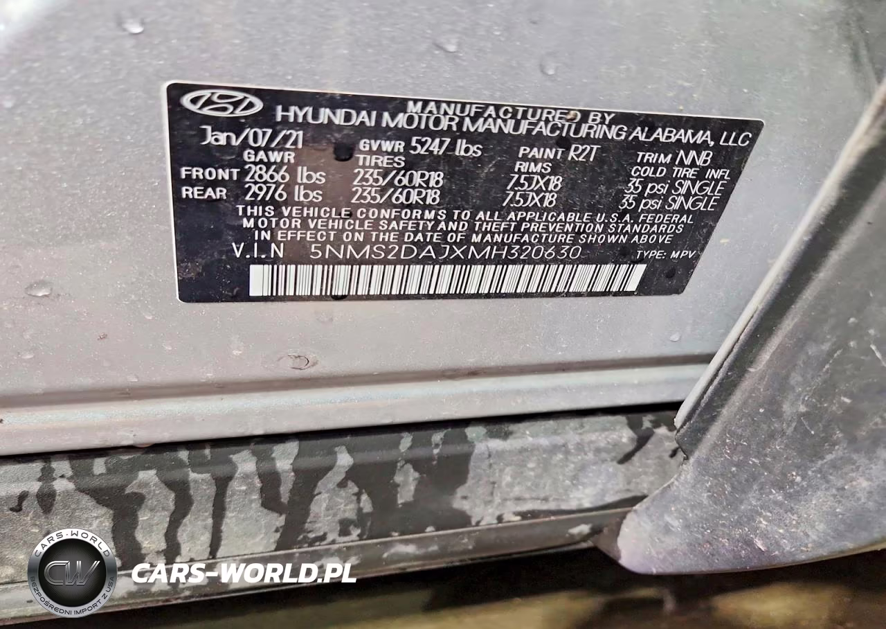 2021 Hyundai Santa Fe Sel VIN:5NMS2DAJXMH320630 - 13