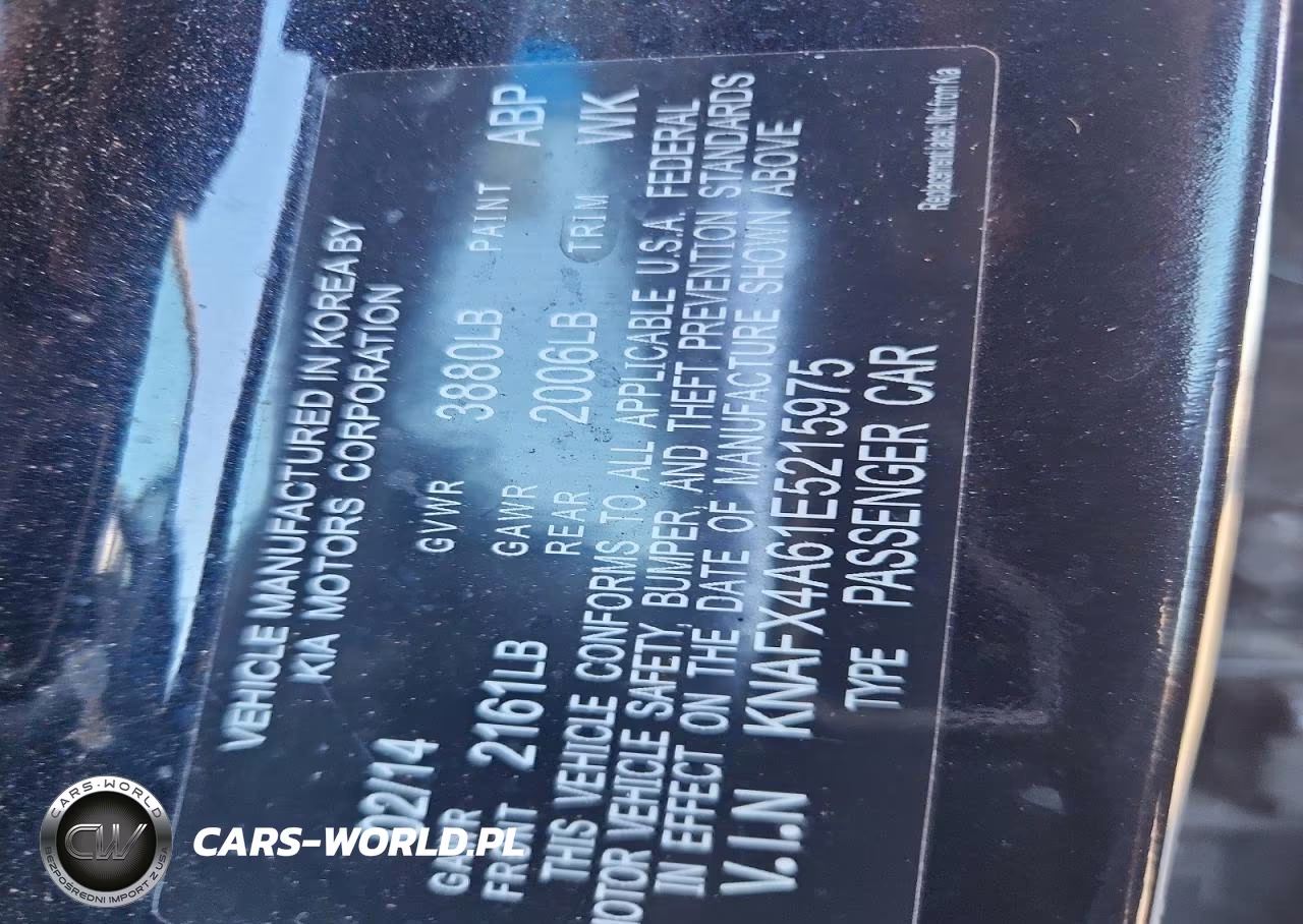 2014 Kia Forte Lx VIN:KNAFX4A61E5215975 - 12
