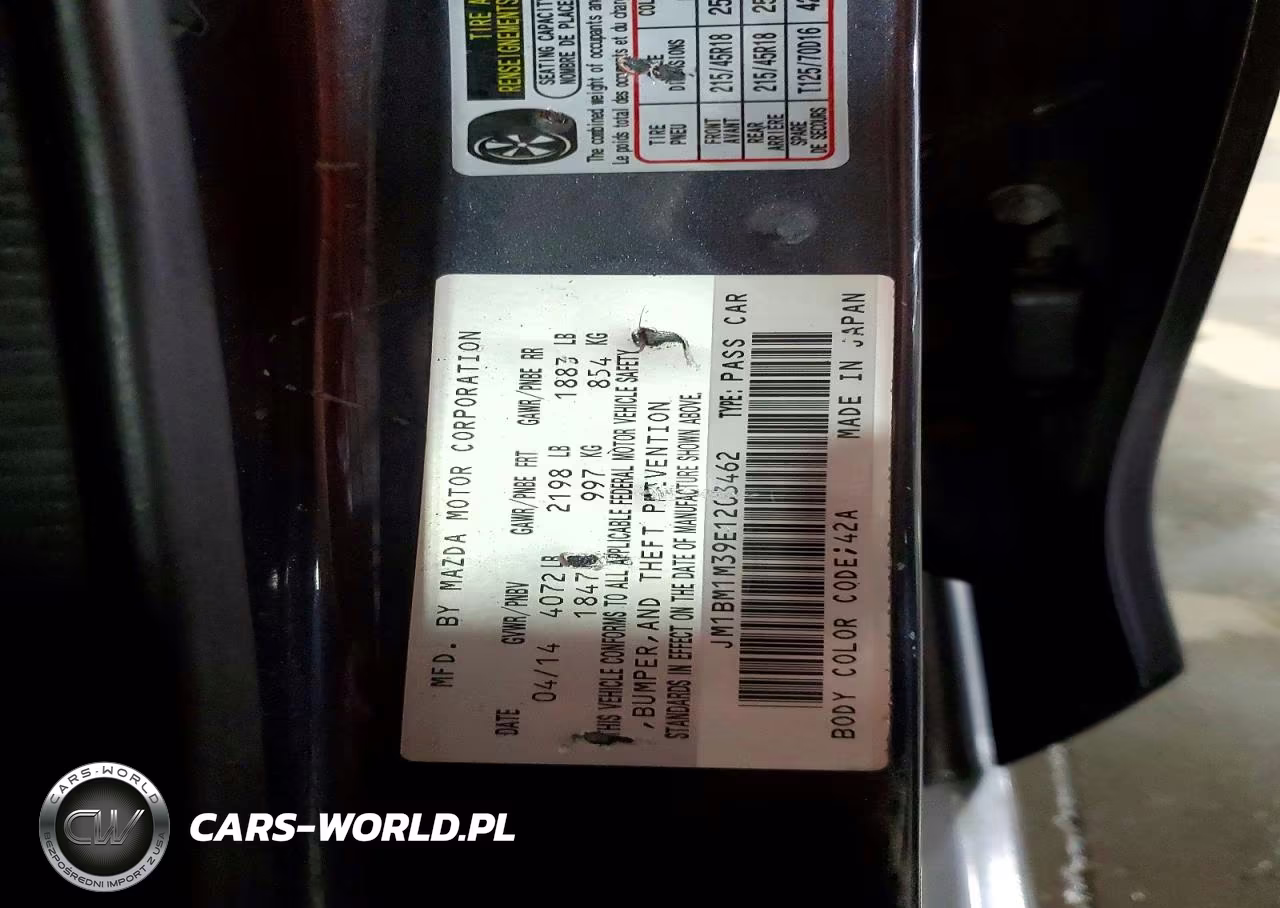 2014 Mazda 3 Grand Touring VIN:JM1BM1M39E1203462 - 13