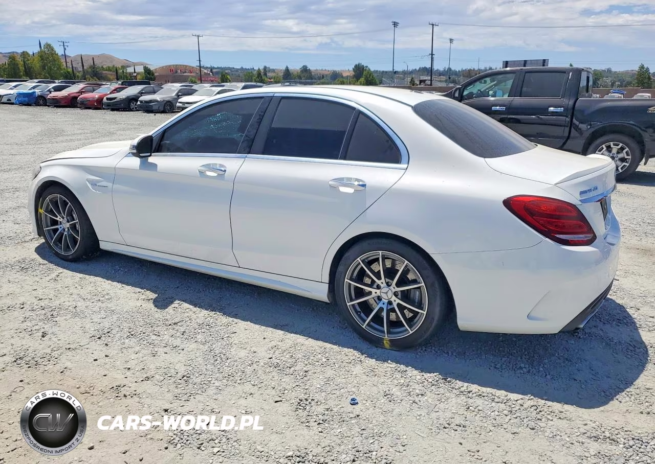 2018 Mercedes-Benz C 63 Amg VIN:55SWF8GB2JU260027 - 2