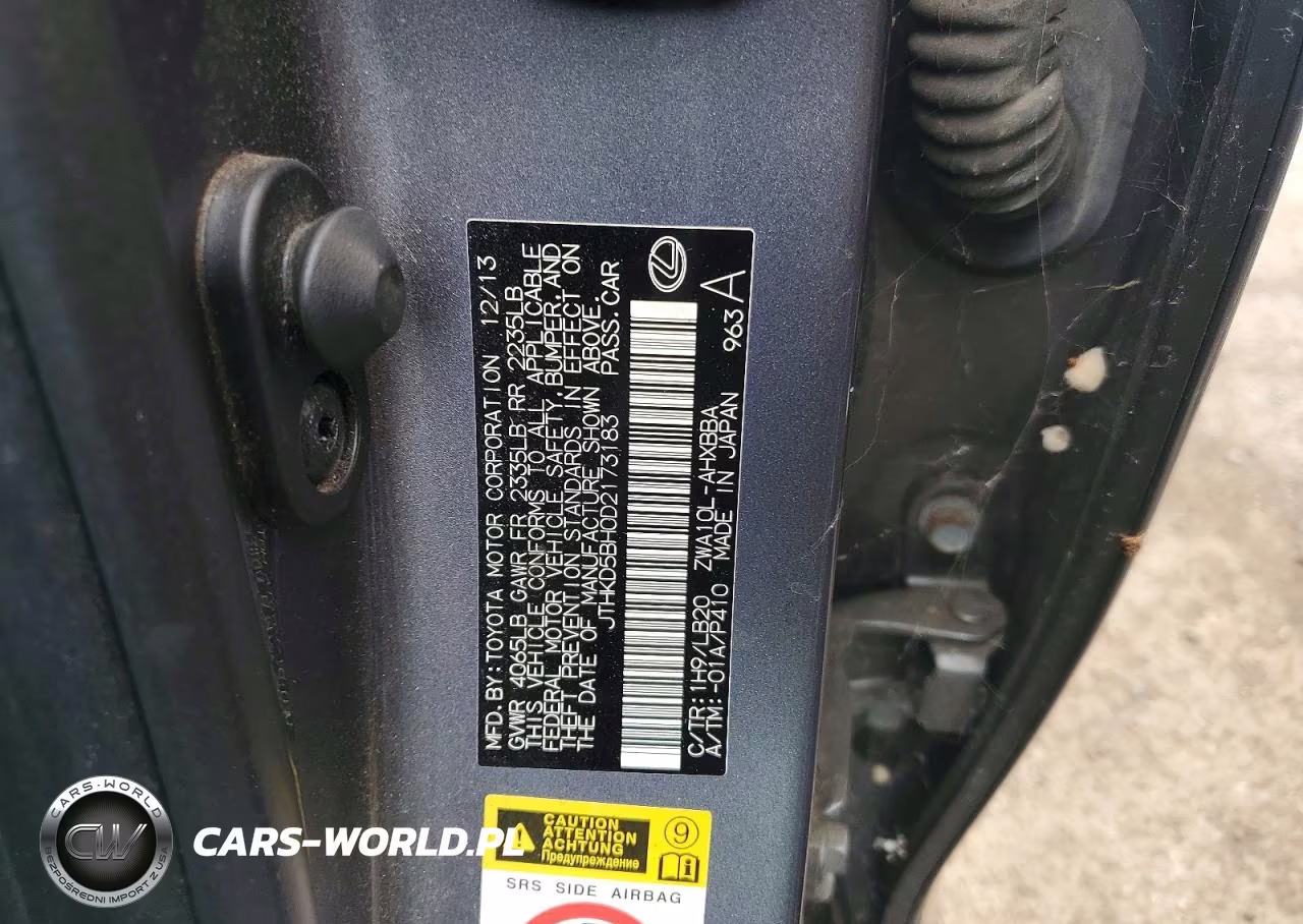 2013 Lexus Ct 200 VIN:JTHKD5BH0D2173183 - 12