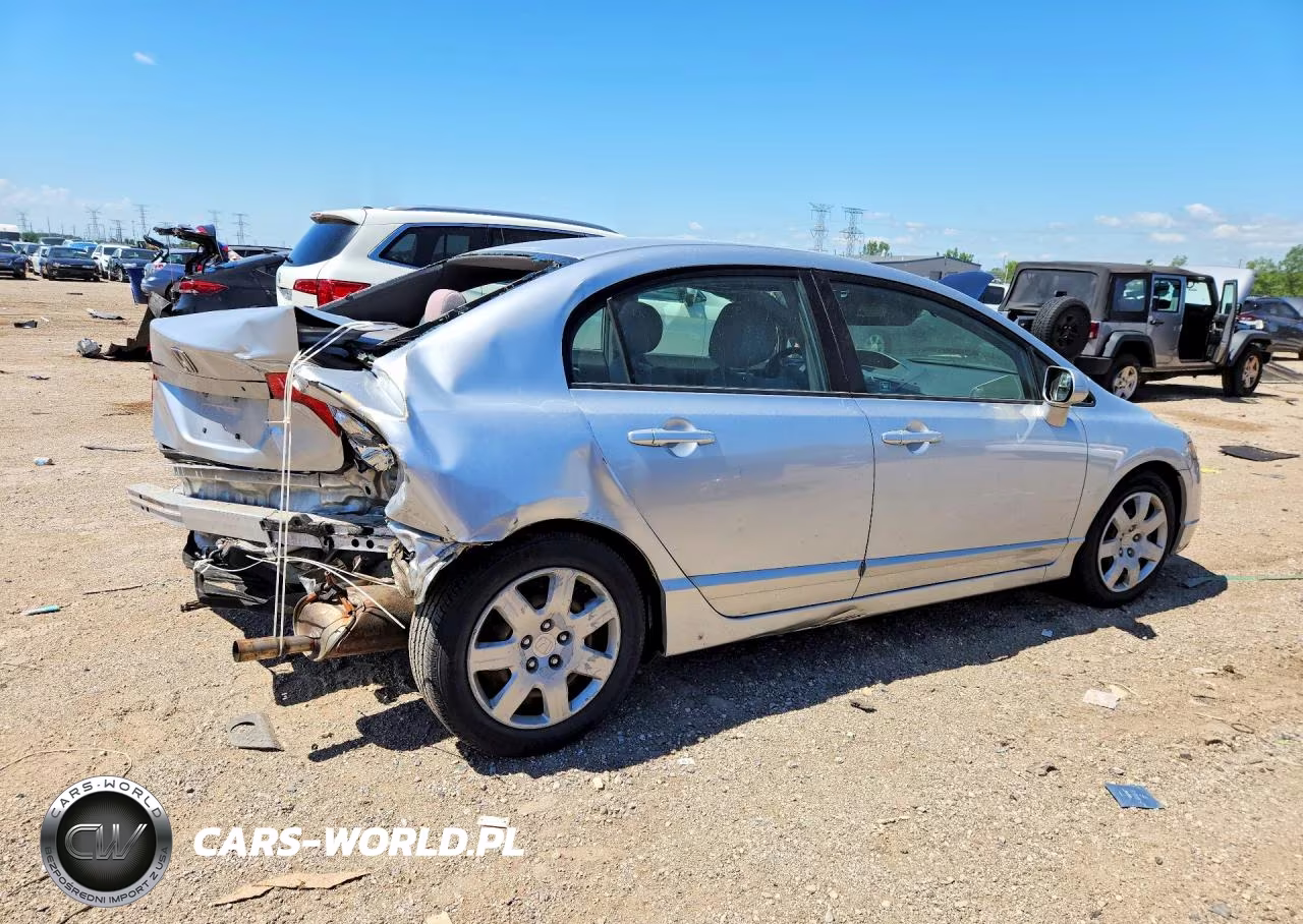 2007 Honda Civic Lx VIN:2HGFA16587H507591 - 3