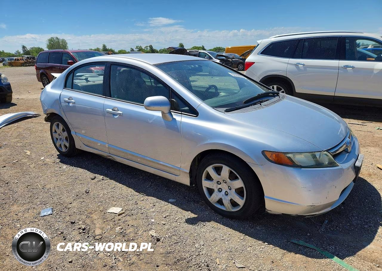 2007 Honda Civic Lx VIN:2HGFA16587H507591 - 4